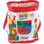 Amalfi 01023 Akıllı Çocuk 100 Pcs Kız Erkek Çocuk Oyuncak Eğitici Oyuncaklar - Çok Renkli