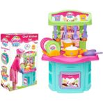 Amalfi 01505 Şef Mutfak Set Kız Erkek Çocuk Oyuncak Eğitici Oyuncaklar - Çok Renkli