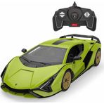 Amalfi 1:18 Lamborghini Sian FKP 37 Uzaktan Kumandalı Model Araç Montaj Kiti Kız Erkek Çocuk Oyuncak Eğitic