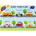 Amalfi 147/148 Ahşap Tutmalı Kara ve Hava Taşıtları Kız Erkek Çocuk Oyuncak Eğitici Oyuncaklar - Çok Renkli