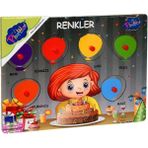 Amalfi 153/154 -Ony Ahşap Tutmalı Renkler Kız Erkek Çocuk Oyuncak Eğitici Oyuncaklar - Çok Renkli
