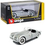 Amalfi 22018 1:24 Burago Jaguar Xk 120 Roadster Kız Erkek Çocuk Oyuncak Eğitici Oyuncaklar