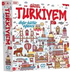 Amalfi 363 CAOYN-5160 Güzel Türkiyem Kız Erkek Çocuk Oyuncak Eğitici Oyuncaklar - Çok Renkli