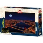 Amalfi 5239 Üç Köprü 1000 Parça Neon Kız Erkek Çocuk Oyuncak Eğitici Oyuncaklar - Çok Renkli