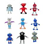 Amalfi 62895 Peluş 35CM Robotlar -1ADET Stokta Olan Gönderilir Kız Erkek Çocuk Oyuncak Eğitici Oyuncaklar - Çok Renkli