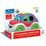 Amalfi 64600 Baby Clementoni - Bultak Araba +9 Ay Kız Erkek Çocuk Oyuncak Eğitici Oyuncaklar - Çok Renkli