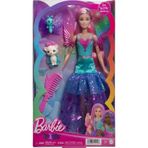 Amalfi Barbie Sihirli Dokunuş Peri Masalı Elbiseli Bebek HLC31 Kız Erkek Çocuk Oyuncak Eğitici Oyuncaklar
