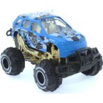 Amalfi Çek Bırak Mini Off Road Mavi Polis Aracı Kız Erkek Çocuk Oyuncak Eğitici Oyuncaklar