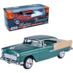 Amalfi Chevy Bel Air 1955 Model Araba 1:24 Kız Erkek Çocuk Oyuncak Eğitici Oyuncaklar - Çok Renkli