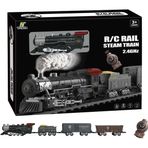 Amalfi Classic Steam Kumandalı 2,4 Ghz Pilli Tren Seti 30 Parça 1613G Kız Erkek Çocuk Oyuncak Eğitici Oyunc