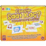 Amalfi EDU-1016 Eşleştir Saat Kaç -Chiva Kız Erkek Çocuk Oyuncak Eğitici Oyuncaklar