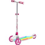Amalfi Evo 3 Tekerlekli Colour Burst Işıklı Beyaz Scooter Kız Erkek Çocuk Oyuncak Eğitici Oyuncaklar