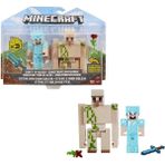 Amalfi GTT53 Minecraft 3.25INCH-8.25CM Figürler - Ikili Paket Kız Erkek Çocuk Oyuncak Eğitici Oyuncaklar - Çok Renkli