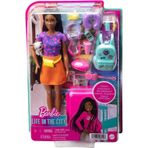 Amalfi HGX55 Barbie Brooklyn Seyahatte Bebeği ve Aksesuarları Kız Erkek Çocuk Oyuncak Eğitici Oyuncaklar