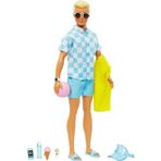Amalfi HPL74 Barbie Plaj Günü Oyun Seti -Ken Kız Erkek Çocuk Oyuncak Eğitici Oyuncaklar