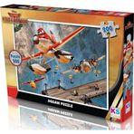 Amalfi KS Puzzle 200 Parça Planes Kız Erkek Çocuk Oyuncak Eğitici Oyuncaklar