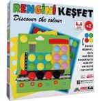 Amalfi Kumtoys Rengini Keşfet Dikkat ve Kavrama Oyunu Kız Erkek Çocuk Oyuncak Eğitici Oyuncaklar - Çok Renkli