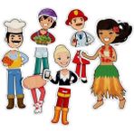Amalfi Magnetic Dress Up Kız Erkek Çocuk Oyuncak Eğitici Oyuncaklar - Çok Renkli