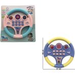 Amalfi Nini Baby Direksiyon Eğitici Sesli Müzikli 21*21CM 8 Tuşlu Oyuncak Direksiyon Kız Erkek Çocuk Oyunca - Çok Renkli