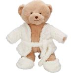 Amalfi Pijamalı Peluş Ayı 40CM Kız Erkek Çocuk Oyuncak Eğitici Oyuncaklar - Çok Renkli