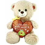 Amalfi PJH2323 Peluş Kalpli Ayı Love You 30CM Kız Erkek Çocuk Oyuncak Eğitici Oyuncaklar - Çok Renkli
