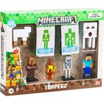Amalfi PMI MC2070 Minecraft 3D Figür Toppeez 8li Delüks Set Kız Erkek Çocuk Oyuncak Eğitici Oyuncaklar