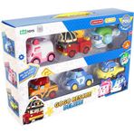 AMALFİ POLI ZR-914 Robocar Poli Gogo Rescue Deluxe 6 Lı Set - Kız Erkek Çocuk Oyuncak Eğitici Oyuncaklar