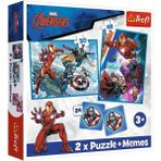 Amalfi PUZZLE-93333 2W1 Marvel The Avengers Çocuk Puzzle Kız Erkek Çocuk Oyuncak Eğitici Oyuncaklar - Çok Renkli
