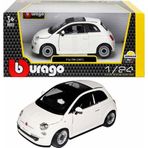 Amalfi S00022106 BURAGO 1/24 FİAT 500 2007 BEYAZ -SUN Kız Erkek Çocuk Oyuncak Eğitici Oyuncaklar