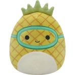 Amalfi Squishmallow Maskeli Ananas Maui 20CM Kız Erkek Çocuk Oyuncak Eğitici Oyuncaklar - Çok Renkli