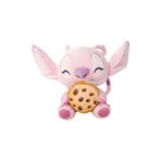 AMALFİ Stitch Kurabiye Yiyen Angel Peluş 25cm Kız Erkek Çocuk Oyuncak Eğitici Oyuncaklar