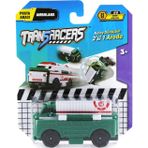 Amalfi Transracers Dönüşen Araçlar Posta Aracı / Ambulans Kız Erkek Çocuk Oyuncak Eğitici Oyuncaklar