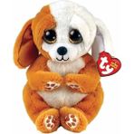 Amalfi Ty Beanie Bellies Peluş Köpek Ruggles 15CM Kız Erkek Çocuk Oyuncak Eğitici Oyuncaklar - Çok Renkli