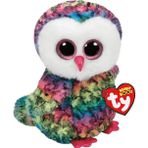Amalfi TY Beanie Boo´s Owen Renkli Baykuş Peluş 15cm Kız Erkek Çocuk Oyuncak Eğitici Oyuncaklar