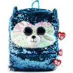 Amalfi Ty Fashion Pullu Sırt Çantası Hushy Köpek Slush 27CM Kız Erkek Çocuk Oyuncak Eğitici Oyuncaklar - Çok Renkli