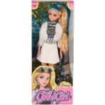 Amalfi WG-115521 Ceketli Çizmeli Renkli Saçlı Bebek 29CM -Vardem Oyuncak Kız Erkek Çocuk Oyuncak Eğitici Oy - Çok Renkli