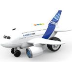 Amalfi WY720A-Vardem 1:160 Sürtmeli Sesli Işıklı Uçak Kız Erkek Çocuk Oyuncak Eğitici Oyuncaklar