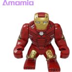 Amamia Yapı Taşı Oyuncak Pürüzsüz Kenarlar Hulk Demir Adam Yapı Taşı Şekil (Yurt Dışından) - Parçalı Set