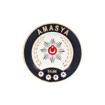 Amasya Polis Kol Arması 3D Plastik Tpu, Yeni Tip, Cırtlı, Standart Ölçü, 1.Sınıf Kalite