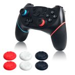 Amathings Controller Nintendo Switch için uygun, 6 yedek silikon ped dahil