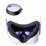 Amavasion Glasses Lenses Insert Compatible with Meta/Oculus Quest 2, VR Headset Customized Easy-to-Install Frame Plus Lens Combination SPH:-3.50(One Lens)
