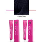 Amazex Store 2 li Set Premium 1.1 Mavi Siyah - Kalıcı Krem Saç Boyası 2 X 50 g Tüp