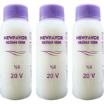 Amazex Store 3 Adet Oksidan Krem Saç Boya Sıvısı 6'lık 20 volüme 60 ml