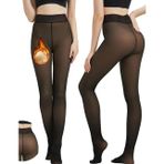 Amazex Store Termal Peluş Siyah Külotlu Çorap Pkc-581