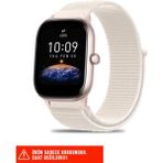 Amazfit Bip / Bip Lite / Bip U Pro / Active / Cheetah (Kare) / Bip 3 / Bip 3 Pro Uyumlu Kordon 20MM - Starlight