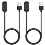 Amazfit Şarj Kablosu 2 Paket T-Rex Pro, Aktif, Aktif Kenar, Bip 5, Bip 3 Pro, Bip U Pro, GTS 4 Mini, GTS 2 Mini, GTR Mini, GTS 2, GTR 2, Yedek USB Şarj Kablosu