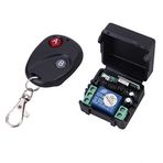 amazingdeal365 DC12 V 10 A 433 MHz kablosuz uzaktan kumandalı anahtar vericisi alıcılı