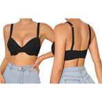 amazon.com.tr Minimizer BH Kadın Yumuşak Tişört Sütyen Işık Dolgulu Push Up Balenli Sütyen Klasik Büstiyer Kadın Sütyen, Siyah, 75B