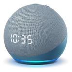 Amazon Echo Dot 4.Nesil Saat ve Alexa Akıllı Hoparlör