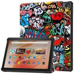Amazon Fire HD 10 2023 13.Gen 10.1 inç ak?ll? kapak k?l?f stand? fonksiyonu ve otomatik uyku/uyanma fonksiyonu ile